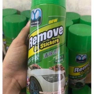 Chai xịt tẩy keo xe remove thần thánh