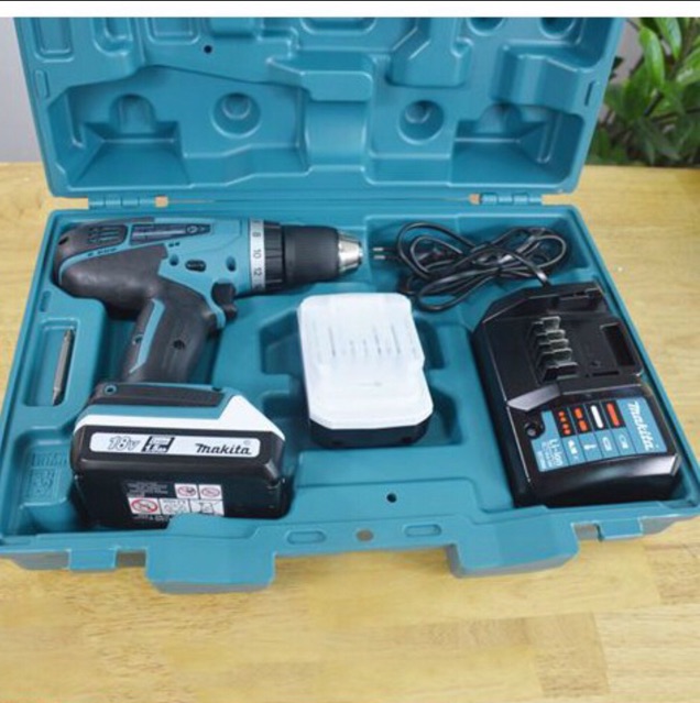 Máy khoan và vặn vít dùng pin 18V MAKITA DF457DWE ( Chính Hãng)