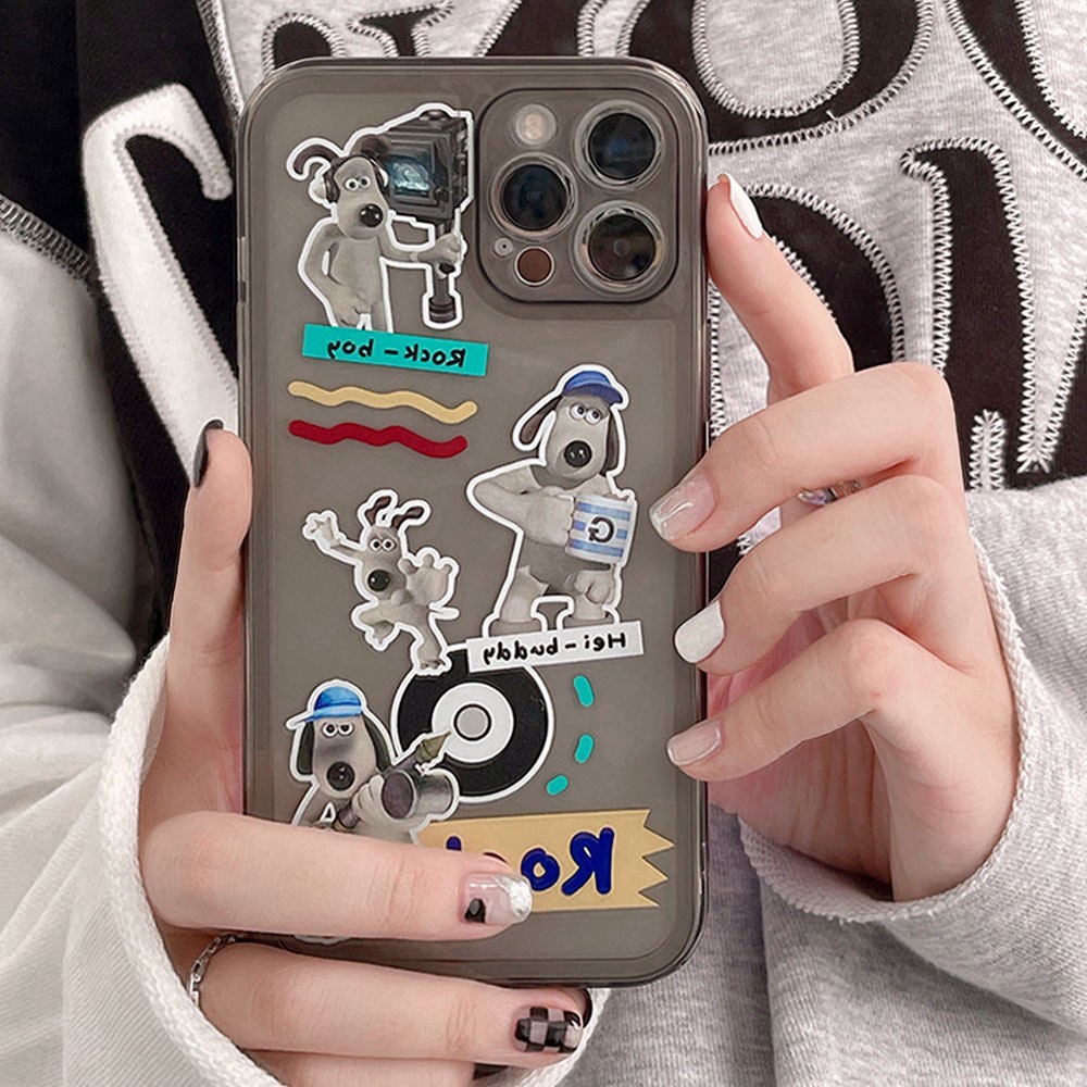 Ốp Điện Thoại In Hình Nhãn Dán Retro Cho IPhone 13 11 12 Pro Max X XS XR 7 8 Plus