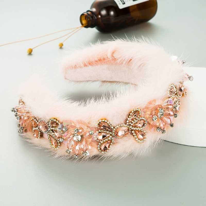 Băng Đô Cài Tóc Đính Pha Lê Nhân Tạo Phong Cách Baroque Banda