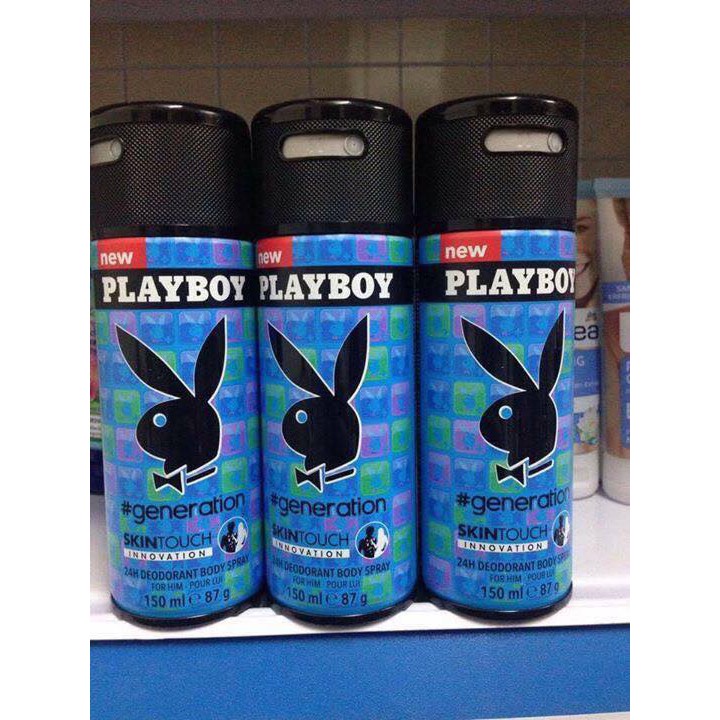 Xịt khử mùi Playboy nam- hàng xách tay Đức