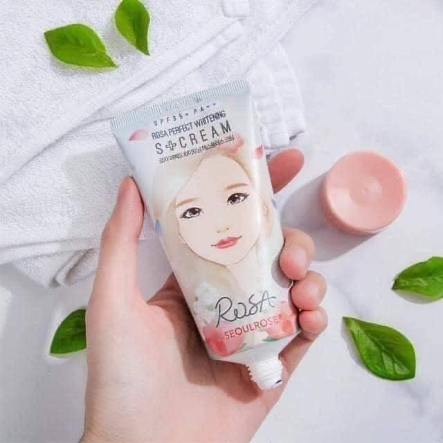 Kem Dưỡng Trắng Da Chống Nắng Dưỡng Trắng Da SeoulRose Rosa Perfect Whitening S+ Cream SPF35+ PA++