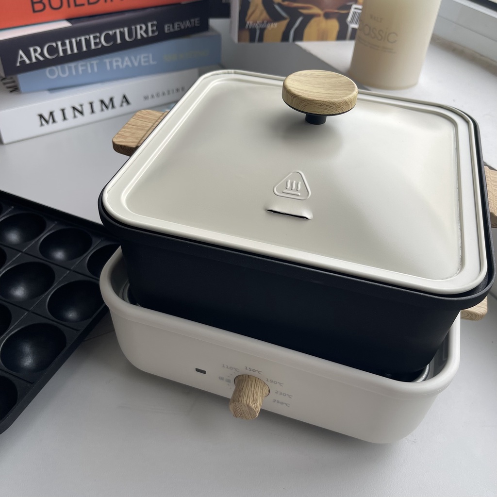 Nồi Đa Năng Ceool 3 Trong 1 Chất Liệu Chống Dính 2 Lớp Cao Cấp An Toàn Kép - Phong Cách Retro Cổ Điển