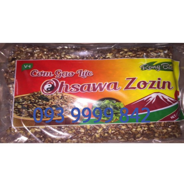 Ăn kiêng - cơm gạo lứt sấy rong biển OHSAWA ZOZIN - gói 200g- phương pháp thực dưỡng hàng đầu Nhật Bản