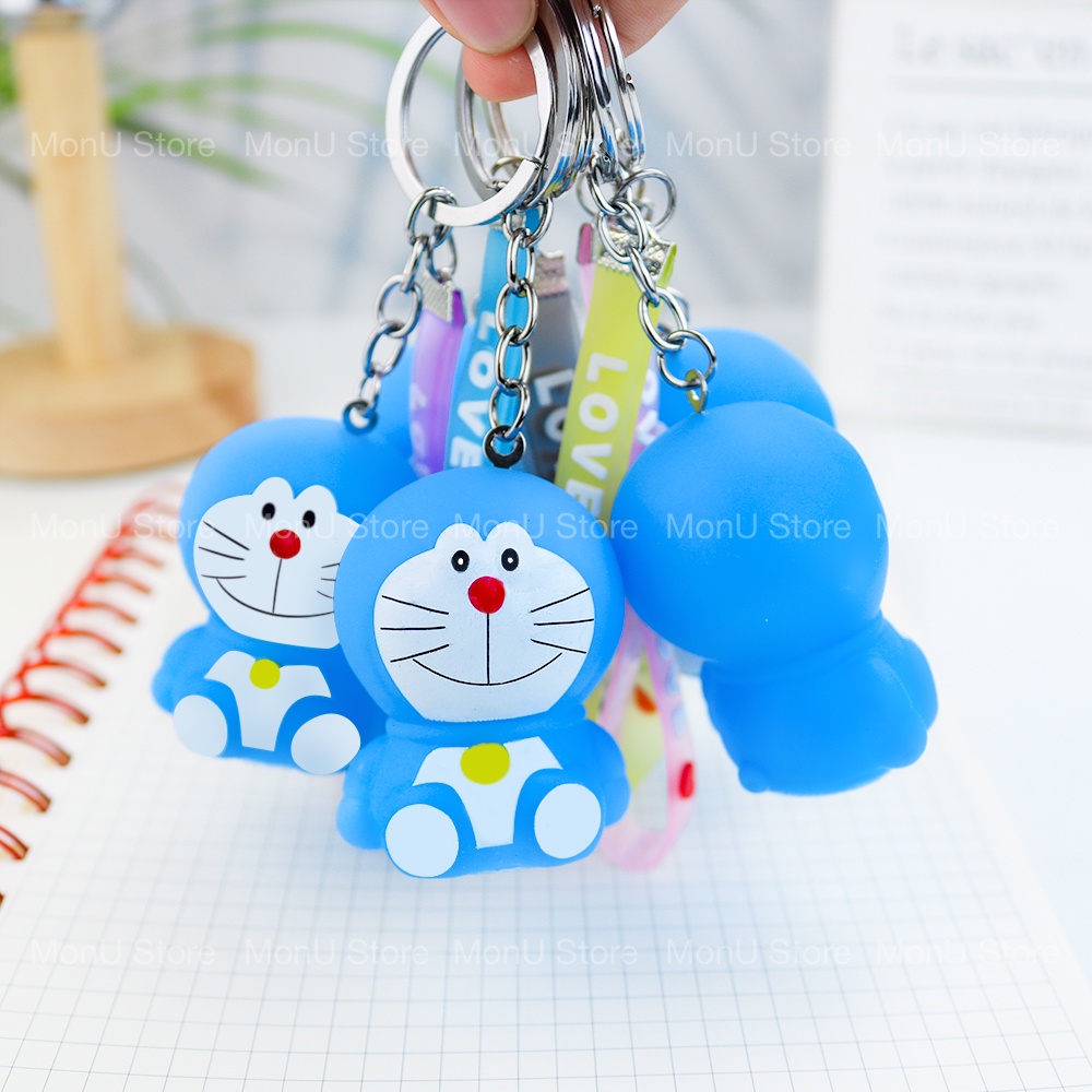 Móc khóa hình DORAEMON DOREMON dễ thương cute có kèn kêu bíp bíp MON0196