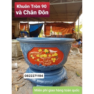 khuôn đúc chân đôn tròn 60 ( không chậu)