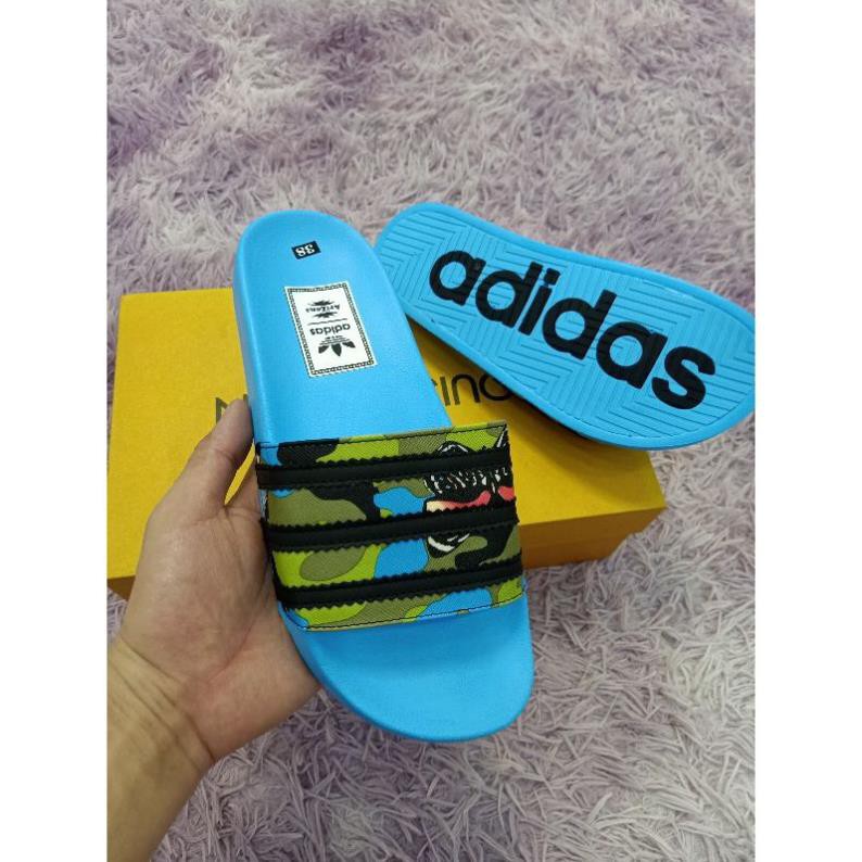 (Phun  Hộp  Thẻ - Dép  lê  adidas - dáng  thể thao Cao  Cấp