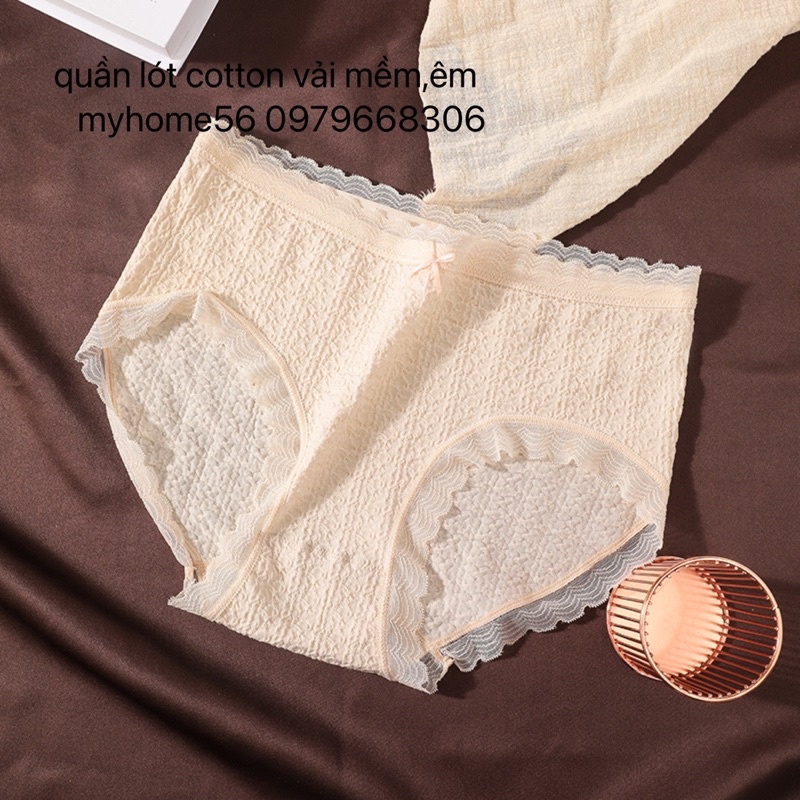 5 Quần lót cotton nhăn siêu đẹp(set 5c)