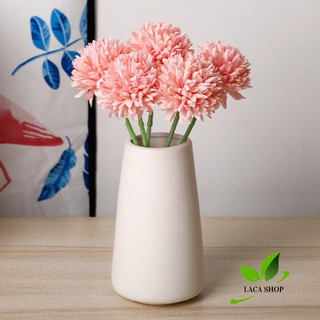 Hoa bồ công anh hoa lụa màu sắc tươi đẹp trông như thật, hoa giả trang trí nhà cửa