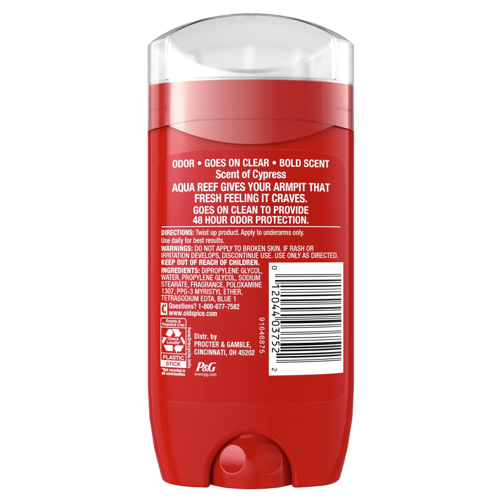 [HÀNG AUTH] Lăn Sáp Khử Mùi Old Spice Aqua Reef Red Collection 85g