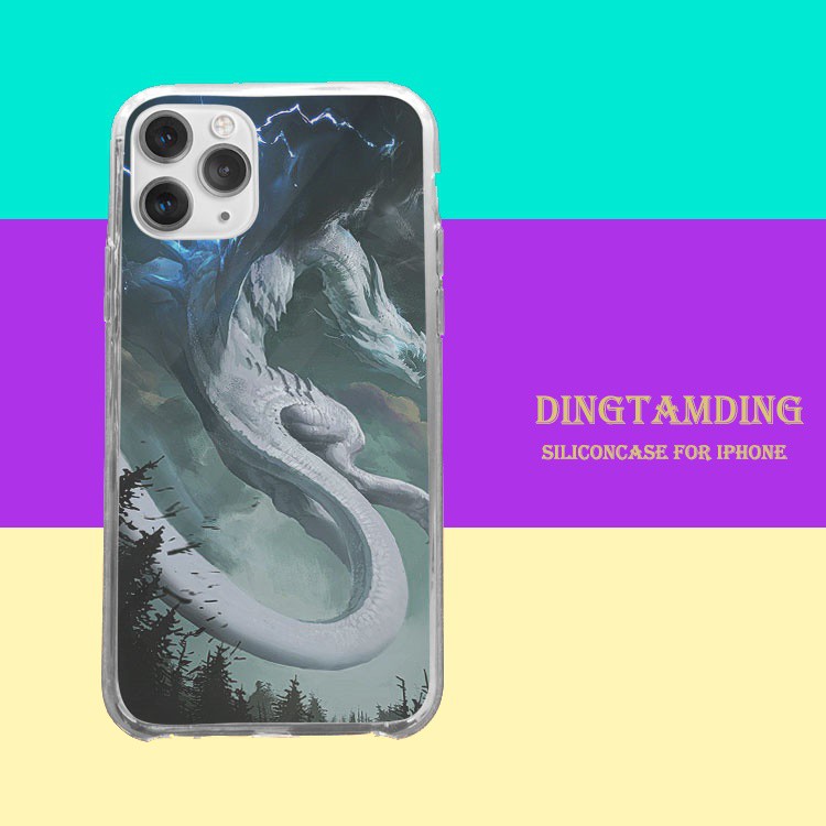 Ốp lưng dingtamding điểu bạch long Iphone 7 - Iphone 12 pro max POD20210221