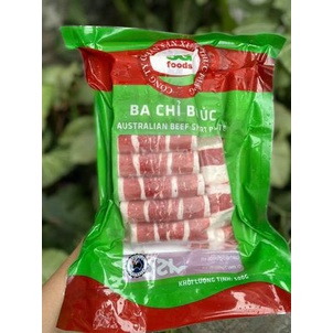 Ba Chỉ Bò thả lẩu và nướng gói 500g