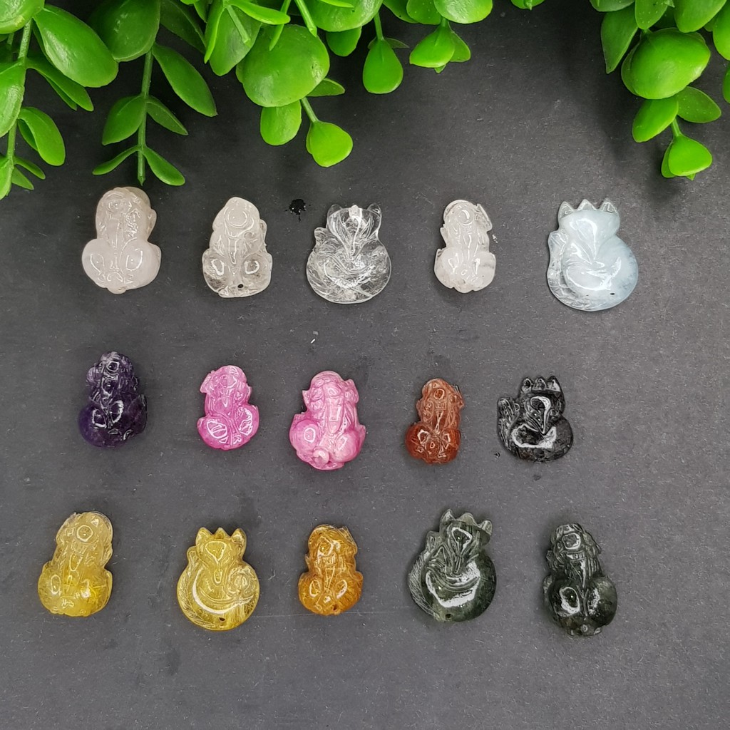 MẶT HỒ LY - TỲ HƯU 2 LỖ ĐỦ MÀU