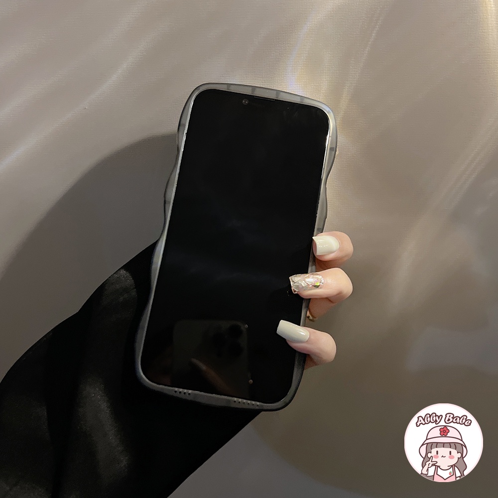 Ốp Điện Thoại TPU Dẻo Màu Đen Nhám Họa Tiết Trái Tim Đơn Giản Kèm Vòng Đeo Tay Cho IP 13 12 11 Pro Max X XS XR 8 7 Plus