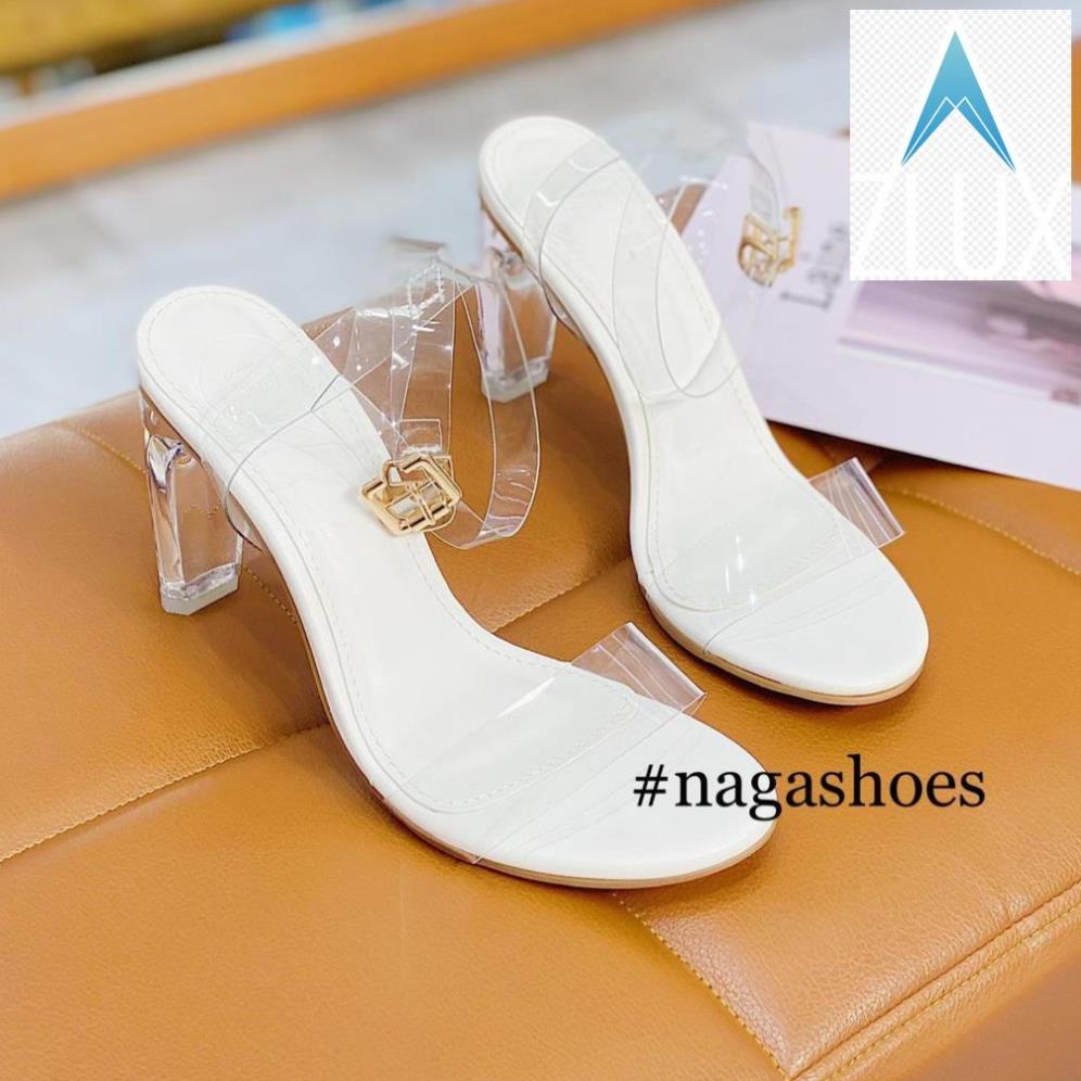 👘 GIÀY CAO GÓT NAGASHOES QUAI TRONG 9CM NAC175 -lkh* 👘