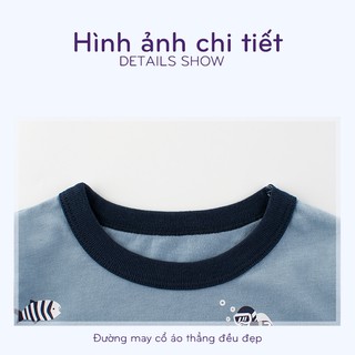 Áo bé trai 27kids áo thun cho bé in hình độc đáo chất cotton hàng xuất âu - ảnh sản phẩm 5