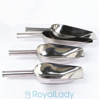 Muỗng xúc đá/ bột/ đường bằng kim loại đa năng tiện dụng kích thước 8/ 9/ 10/ 11 inch