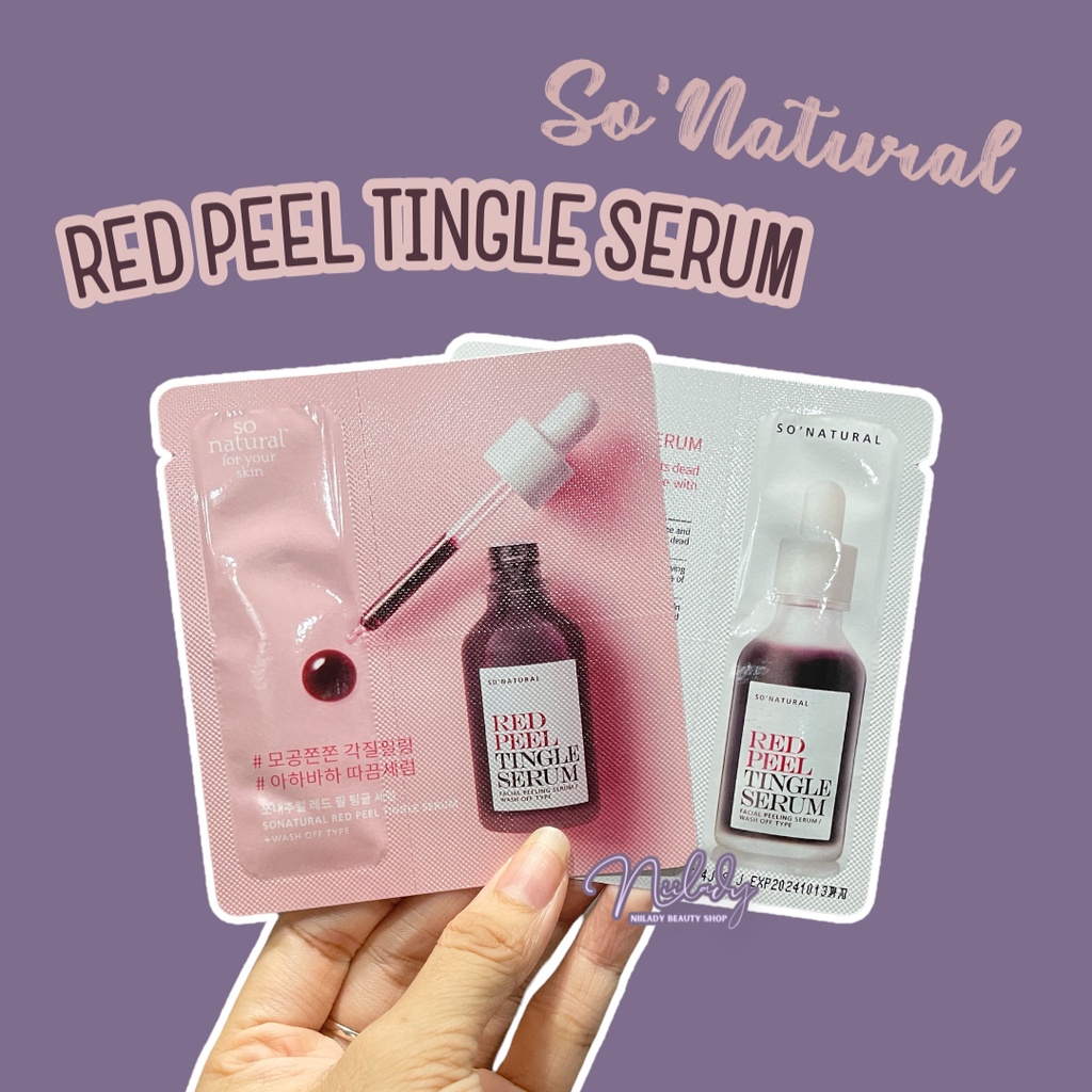 Tinh chất So Natural Red Peel Tingle Serum