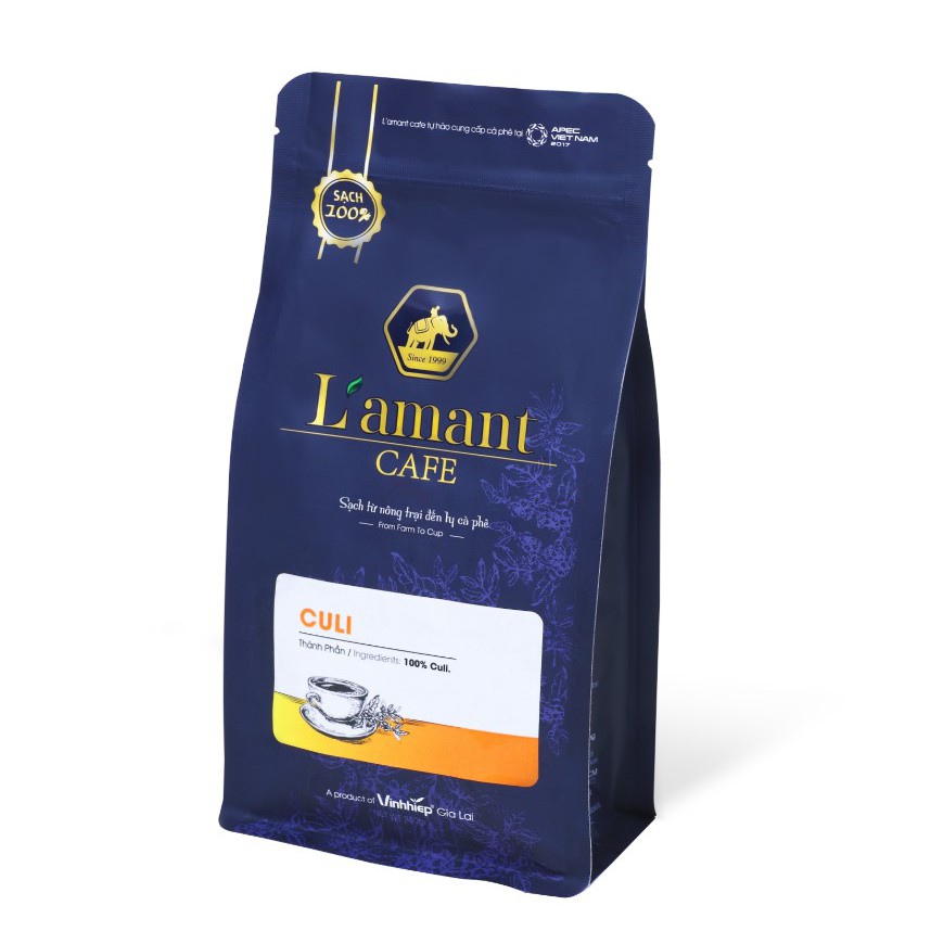Cà phê rang nguyệt hạt Culi 250gr - L'amant Café Culi Espresso | BigBuy360 - bigbuy360.vn