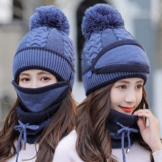 SET KHĂN MŨ LEN CHO NỮ SIÊU ẤM SIÊU XINH