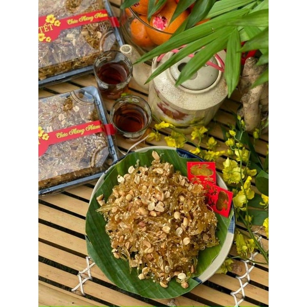 Mứt gừng sợi dẻo 500g (Mứt gừng rối truyền thống)