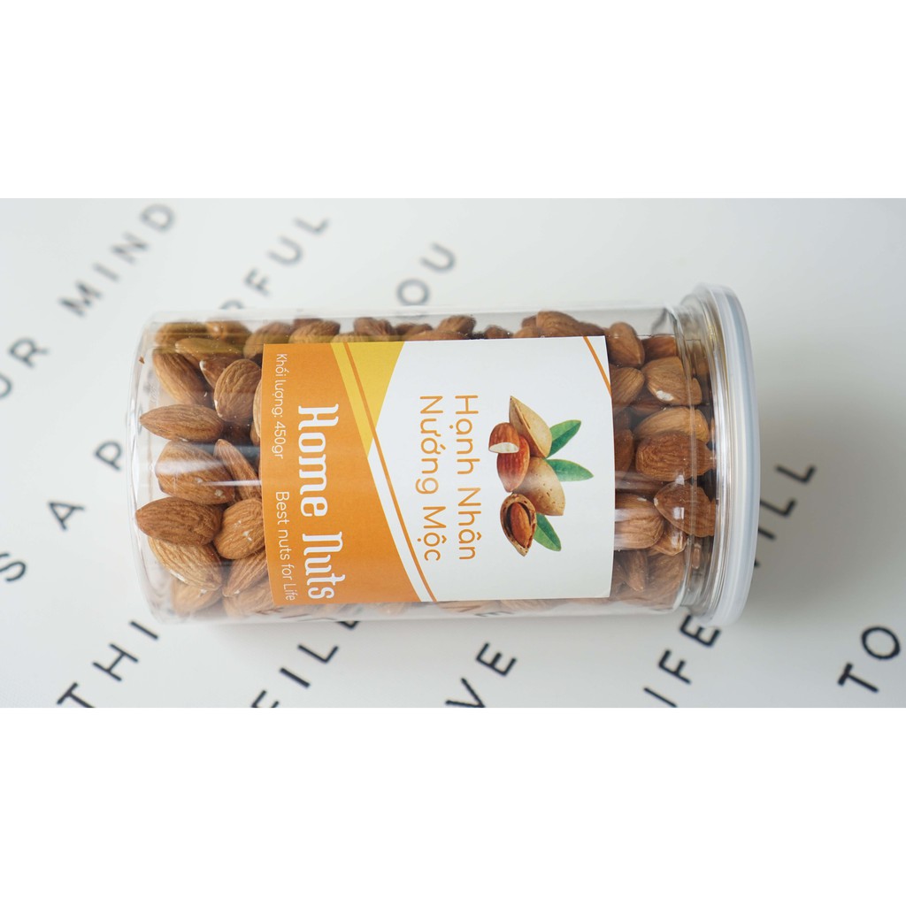 Hạnh nhân tách vỏ nhập khẩu Mỹ nướng mộc nguyên vị không tẩm ướp - Home Nuts