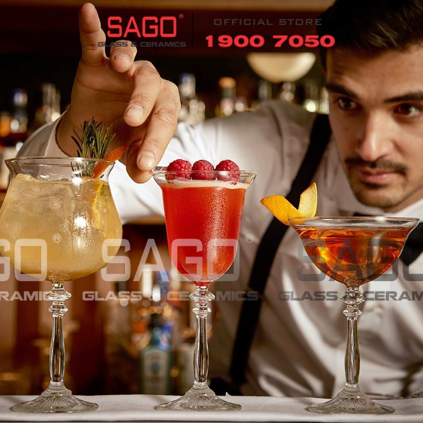Ly Thủy Tinh Cao Cấp Vintage Gin Coupe 245ml | Nhập khẩu E.U
