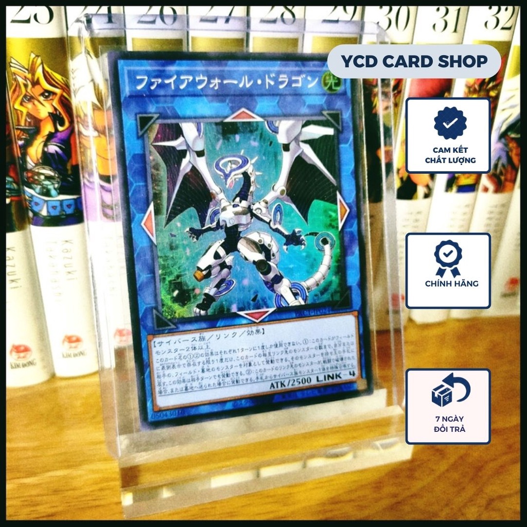 Thẻ bài yugioh chính hãng Firewall Dragon - Super Rare