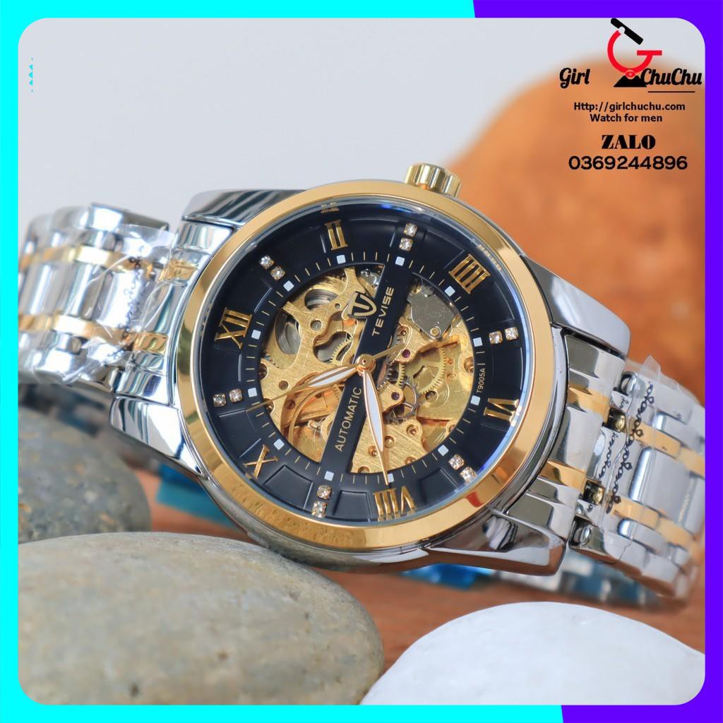 Đồng hồ cơ nam Tevise với máy cơ lộ full 2 mặt nhìn cực đẳng cấp với khả năng tích cot lâu ấn tượng [ Đồng Hồ Cơ ] | BigBuy360 - bigbuy360.vn