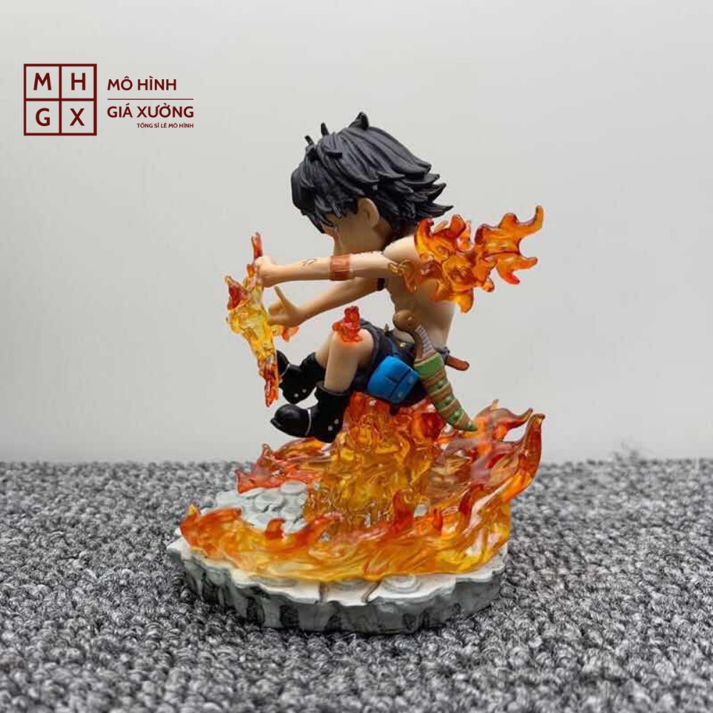 Mô hình One Piece  Ace Cao 10cm trạng thái chiến đấu , figure mô hình one piece giá xưởng