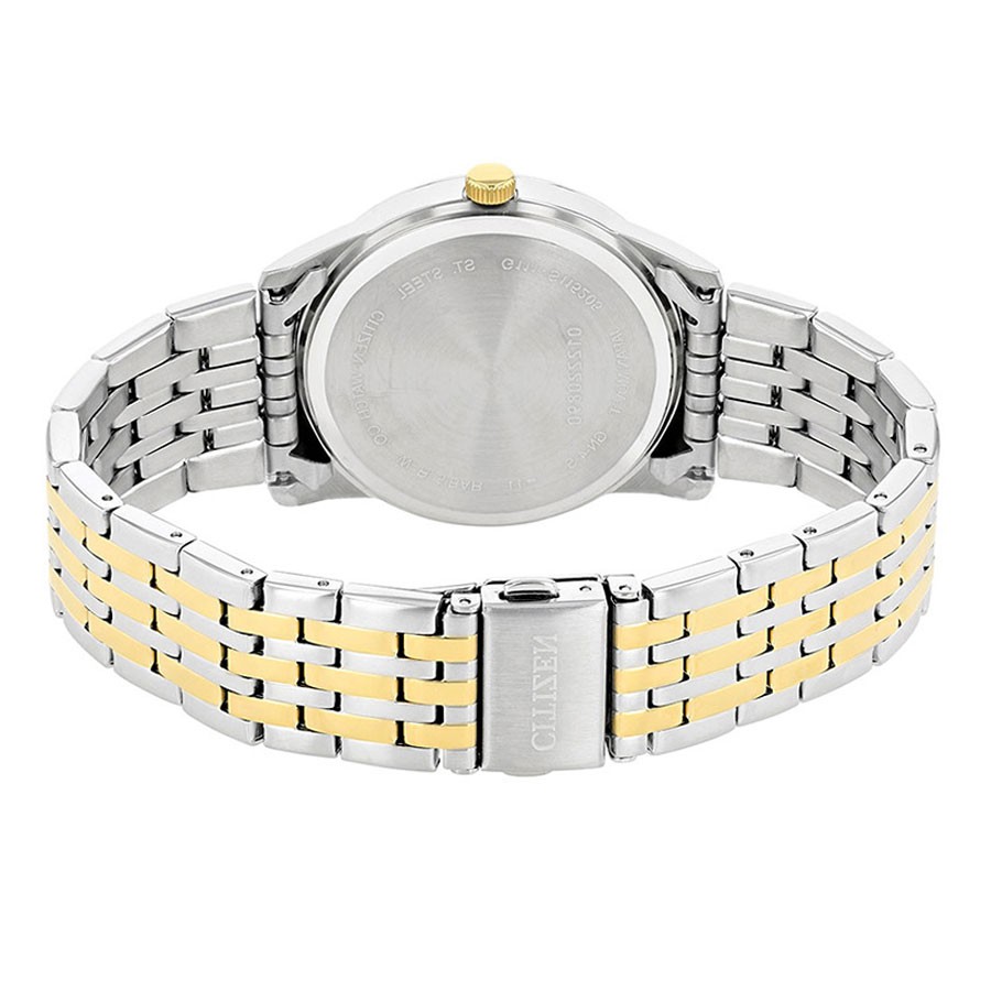 Đồng Hồ Citizen Nam Dây Kim Loại Pin-Quartz BI5006-81P - Mặt Vàng (39mm)