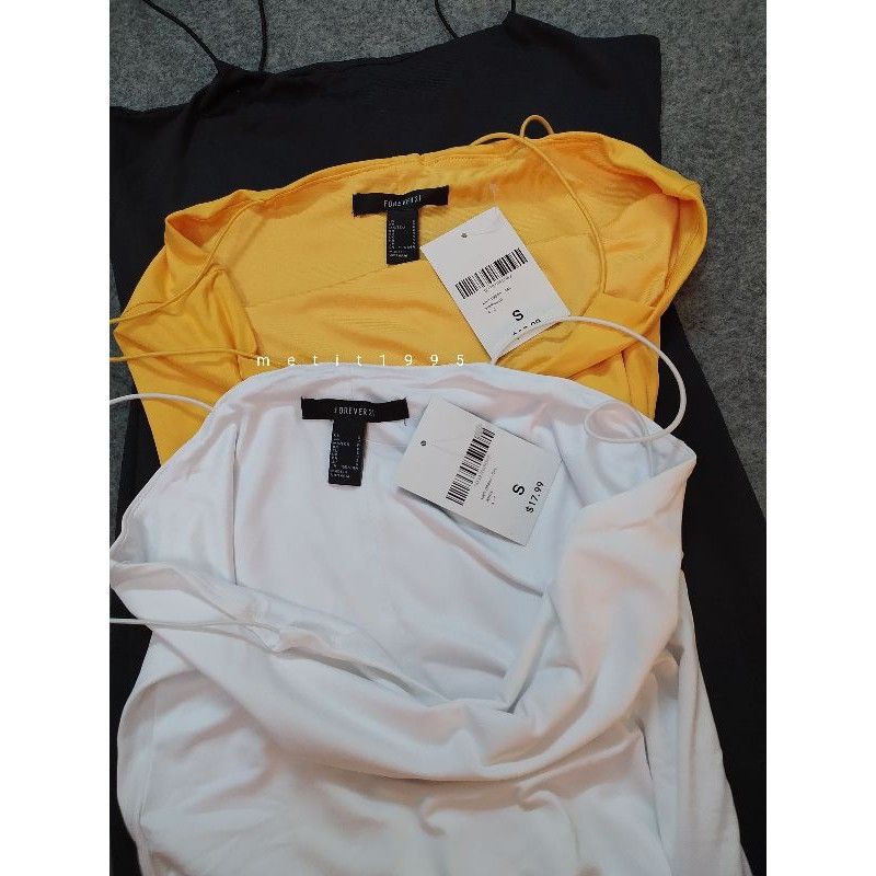 Đầm hai dây body f21 vnxk