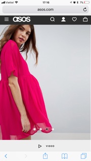 Đầm bầu Asos