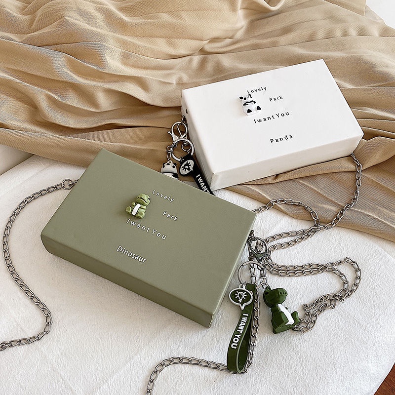 Túi Đeo Vai Hình Vuông Cỡ Nhỏ Phong Cách Hàn Quốc Dễ Thương Cho Nữ