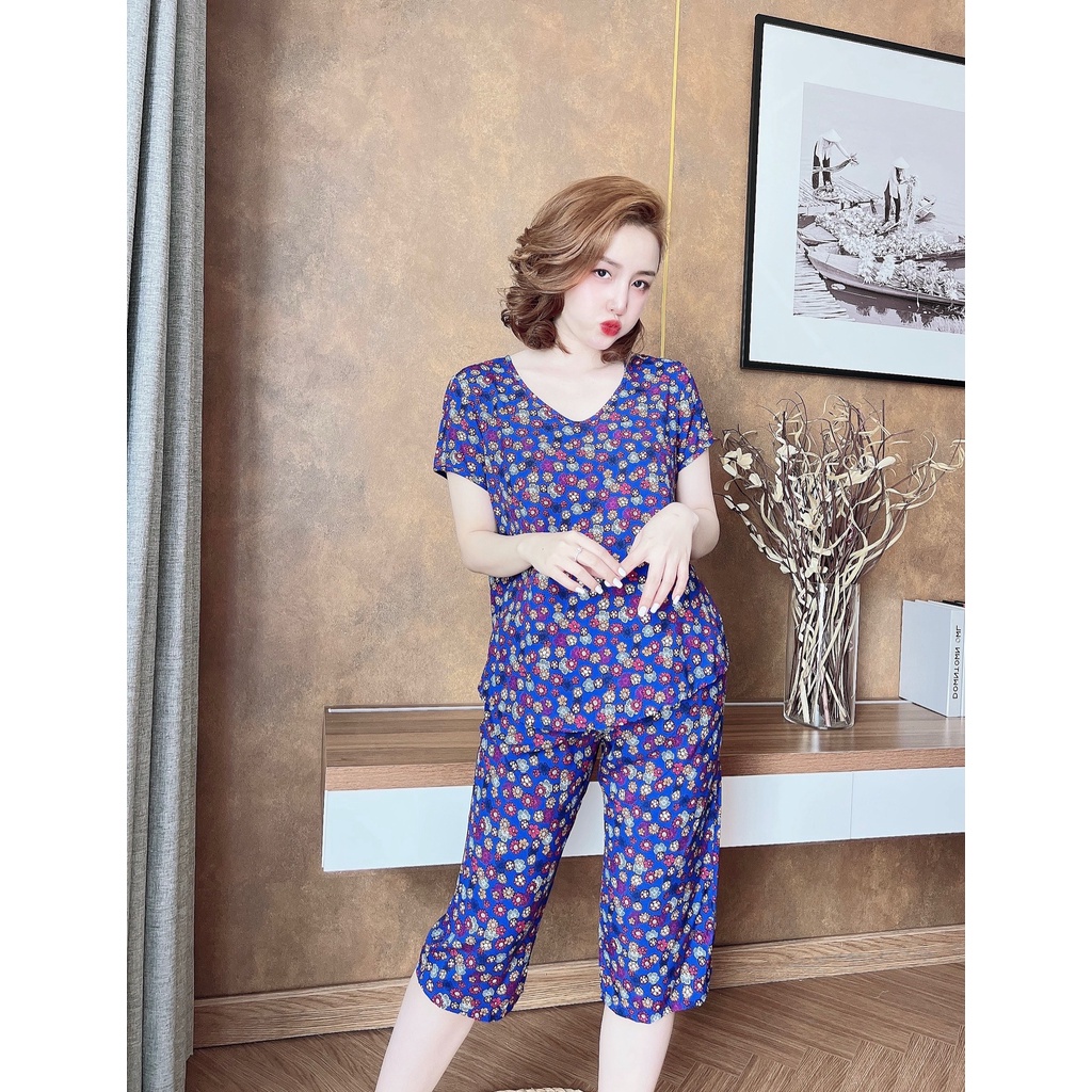 Bộ mặc nhà Kate Gwen's quần lửng tay ngắn  K6122