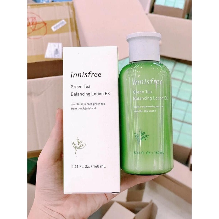 Sữa Dưỡng Da Trà Xanh Innisfree Green Tea Balancing Lotion Ex 160ml