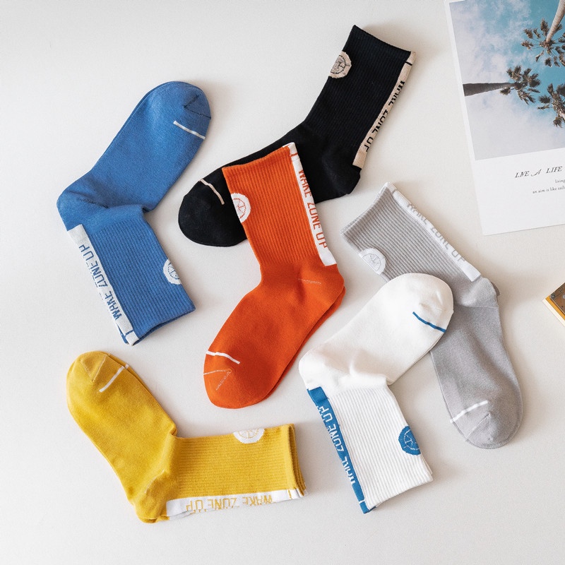 Tất vớ nam thể thao thời trang Hàn quốc cotton khử mùi Warm&amp;Cute AD22