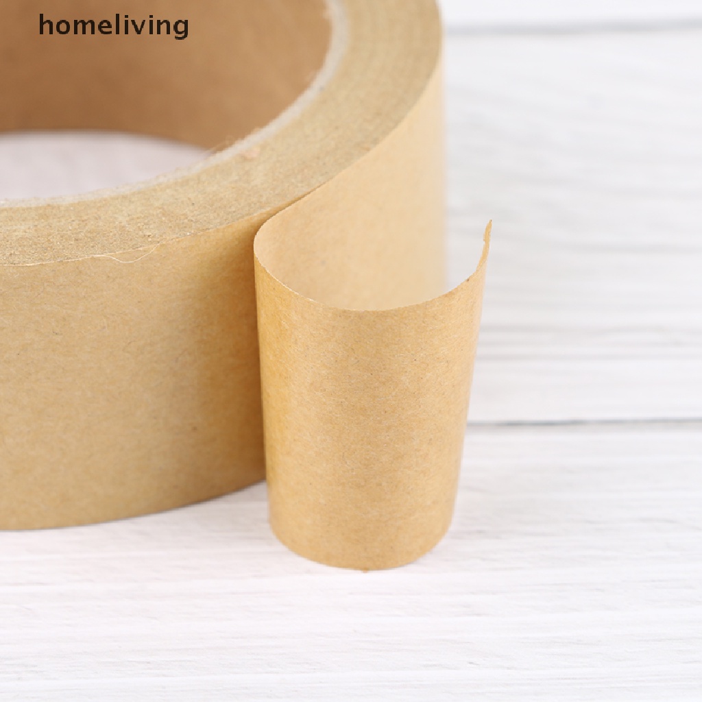 Cuộn Băng Keo Giấy Kraft 30m Màu Nâu