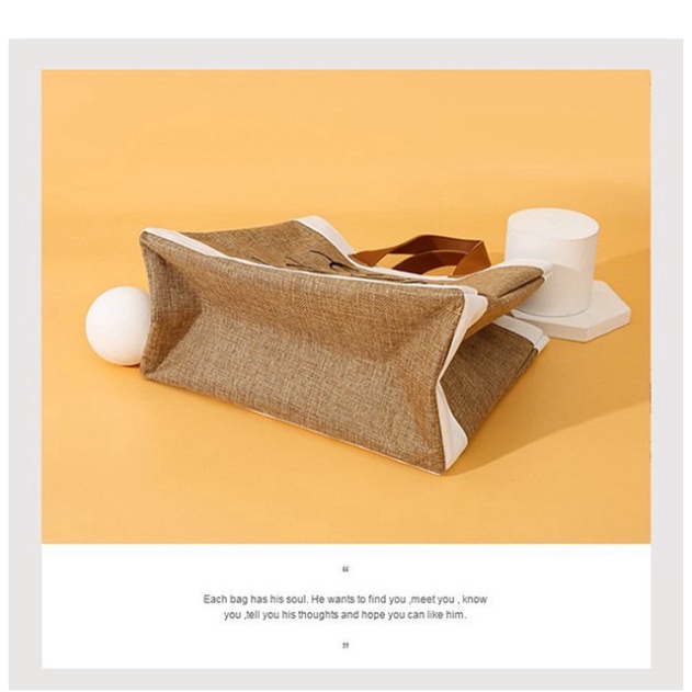 Túi Cói Đi Biển Du Lịch Quảng Châu Mẫu Mới LUHAZO 2022 Enjoy The Little Things Chất Đẹp Cỡ Size To Loại 1 K6T5
