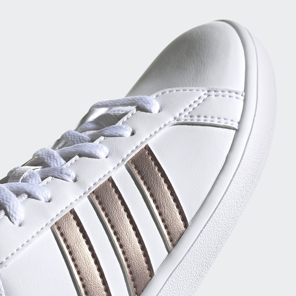 (100% chính hãng Adidas) Giày Adidas Grand Court W “Copper White” Nữ