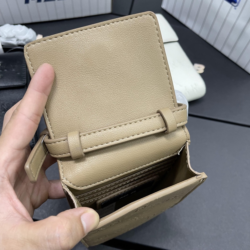 ✅ [ FELIX CHUẨN 1:1] Túi DA Mini MLB Monogram Diamond Embo Cell Phone Cross Bag - 3ACRH041N-50BGD | GIÁ RẺ NHẤT SHOPEE