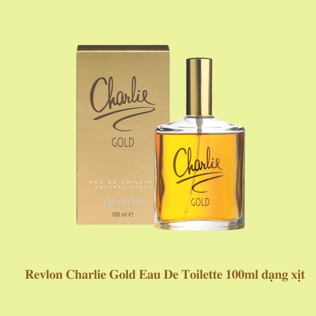 Nước hoa cho phái đẹp Revlon Charlie Gold Eau De Toilette 100ml Spray