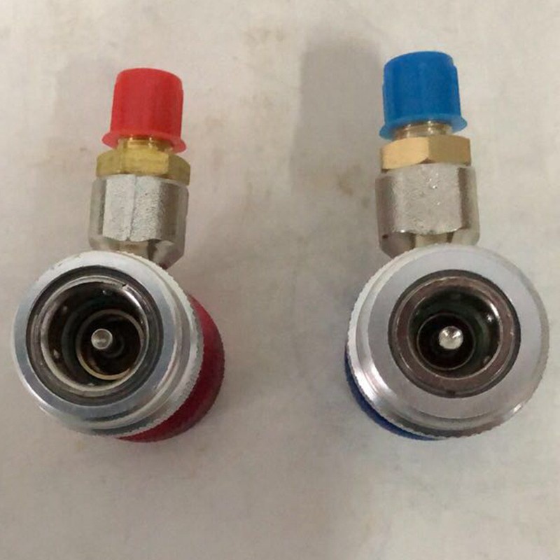 1 Pair of Automatic Freon R134A AC Air Conditioner Quick Coupling