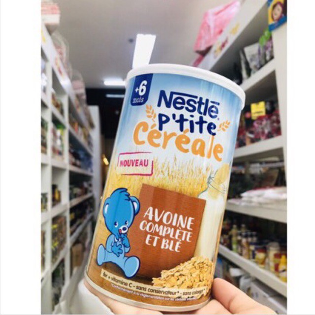 Bột lắc sữa Nestle Pháp vị yến mạch sữa . Hạn dùng 9-2021