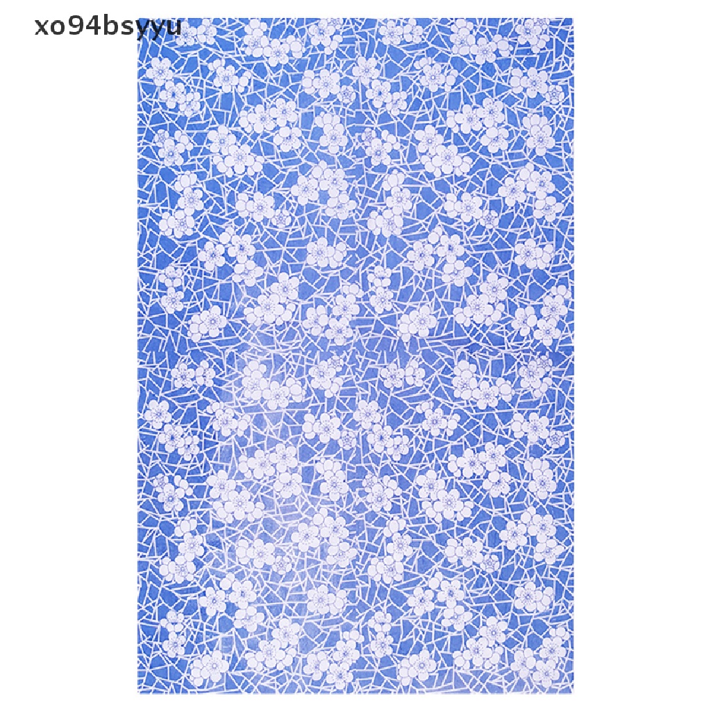 [Xo94Bsyu] Giấy Dán Tường Màu Trắng Và Xanh Đất Sét Jingdezhen