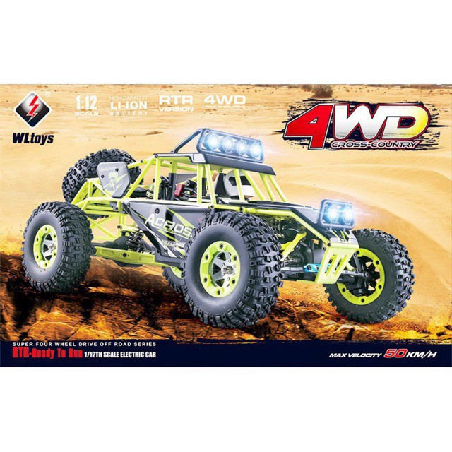 Xe điều khiển wltoys 12428 50km/h chuyên leo trèo size toSIÊU HOT