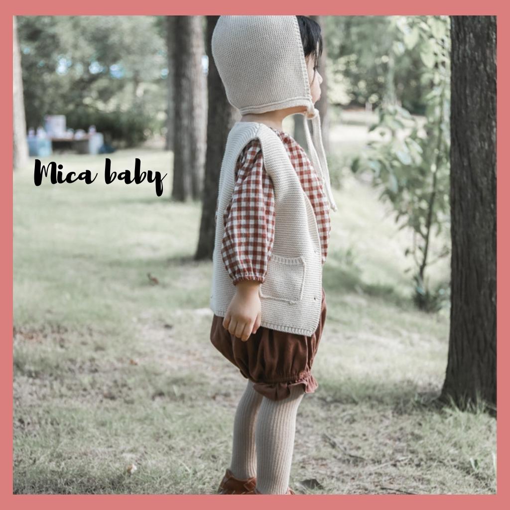 Quần tất trơn phong cách hàn quốc đáng yêu cho bé Mica Baby T09