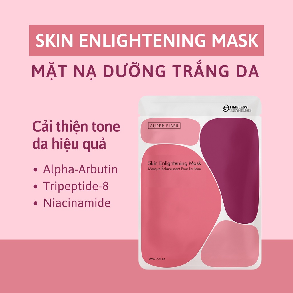 Mặt nạ siêu sợi Peptides căng mướt da Timeless Truth Mask (Hộp 5 Tấm x 30ml)