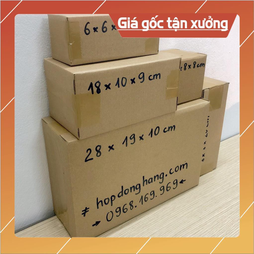 [Xả Kho] FreeShip - 100hộp carton 15x10x5cm - Giá gốc thùng carton các loại