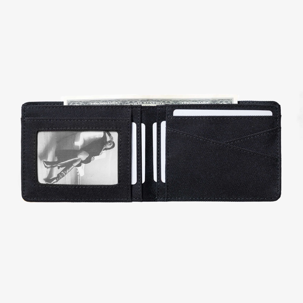 Ví vải phối da unisex DIM Fiber Wallet Ngang - 3 màu